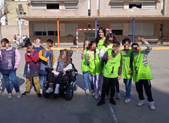 Niños con otras capacidades después de jugar al Xecball